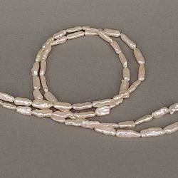 Schmuck DIY: Kleine, längs gebohrte schmale Stäbchen Perlen