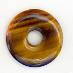 Kleiner Tigerauge Donut 24 mm