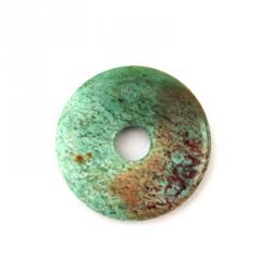 Grüner Jaspis Donut 29 mm