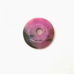 Rhodonit Donut, sehr ausdruckstark 25 mm 