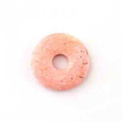 Rhodochrosit Donut in schönem Rosa, 30 mm