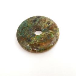 Großer Chryskoll Donut 40 mm