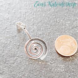 Donut Halter Spirale aus Sterling Silber