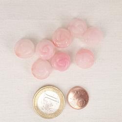 Schmuck DIY: Rosa Jade Rose, gefärbt