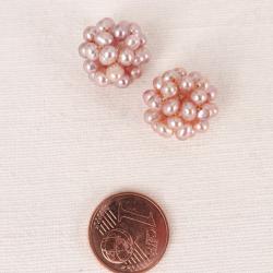 Schmuck DIY:  Rosa Perlenball aus kleinen Perlchen