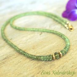 Demantoid Kette - der kostbarste Edelstein aus der Granatgruppe