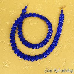  Leuchtende blaue Lapis Lazuli Kette