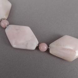 Statement-Kette: Rosa Andenopal oder Pink Opal