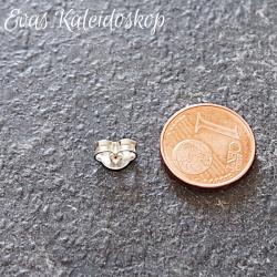 Silber Ersatz Ohrmutter, 5 mm