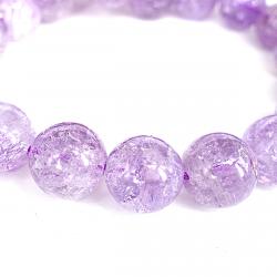 Schmuck DIY: „Cracked“ Amethyst Kugel Strang